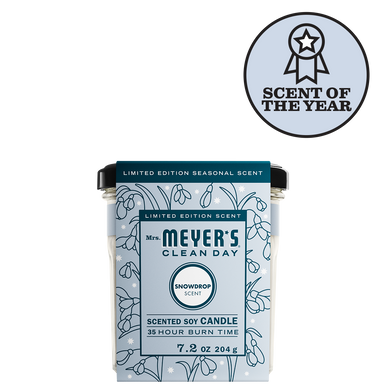 Mrs. Meyer's Clean Day SnowdropLarge Soy Candle