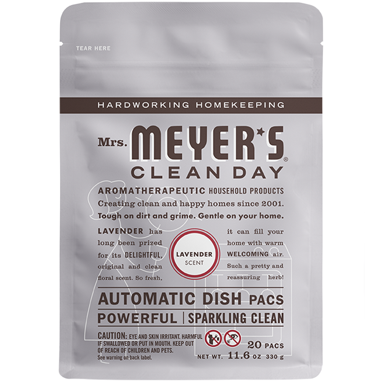 Mrs. Meyer's Clean Day Lavender Automatic Dish Packs Home Care
