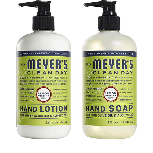 Mrs. Meyer's Clean Day Lemon Verbena Hand Care Starter Set