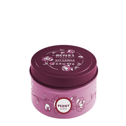 Mrs. Meyer's Clean Day Peony Scented Tin Candle