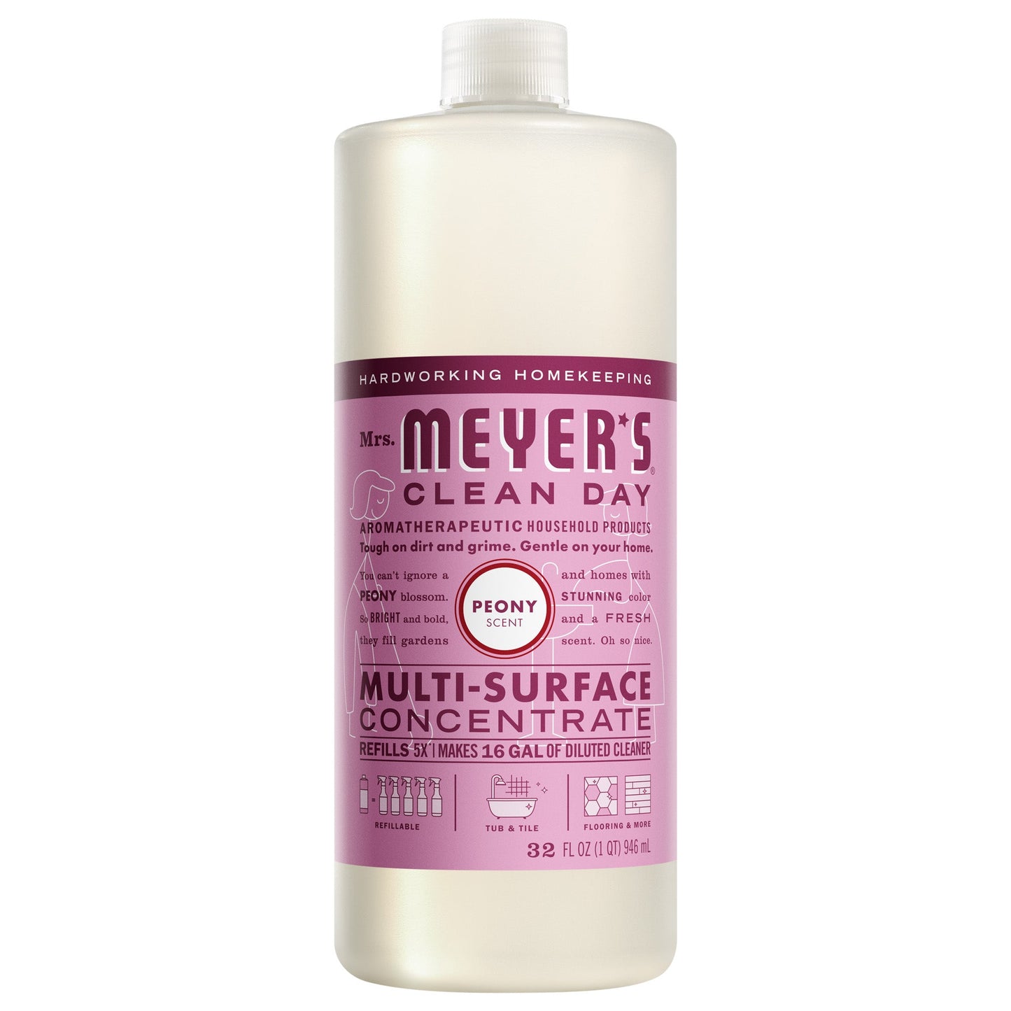 Mrs. Meyer's Clean Day Peony Multi-Surface Concentrate Home Care