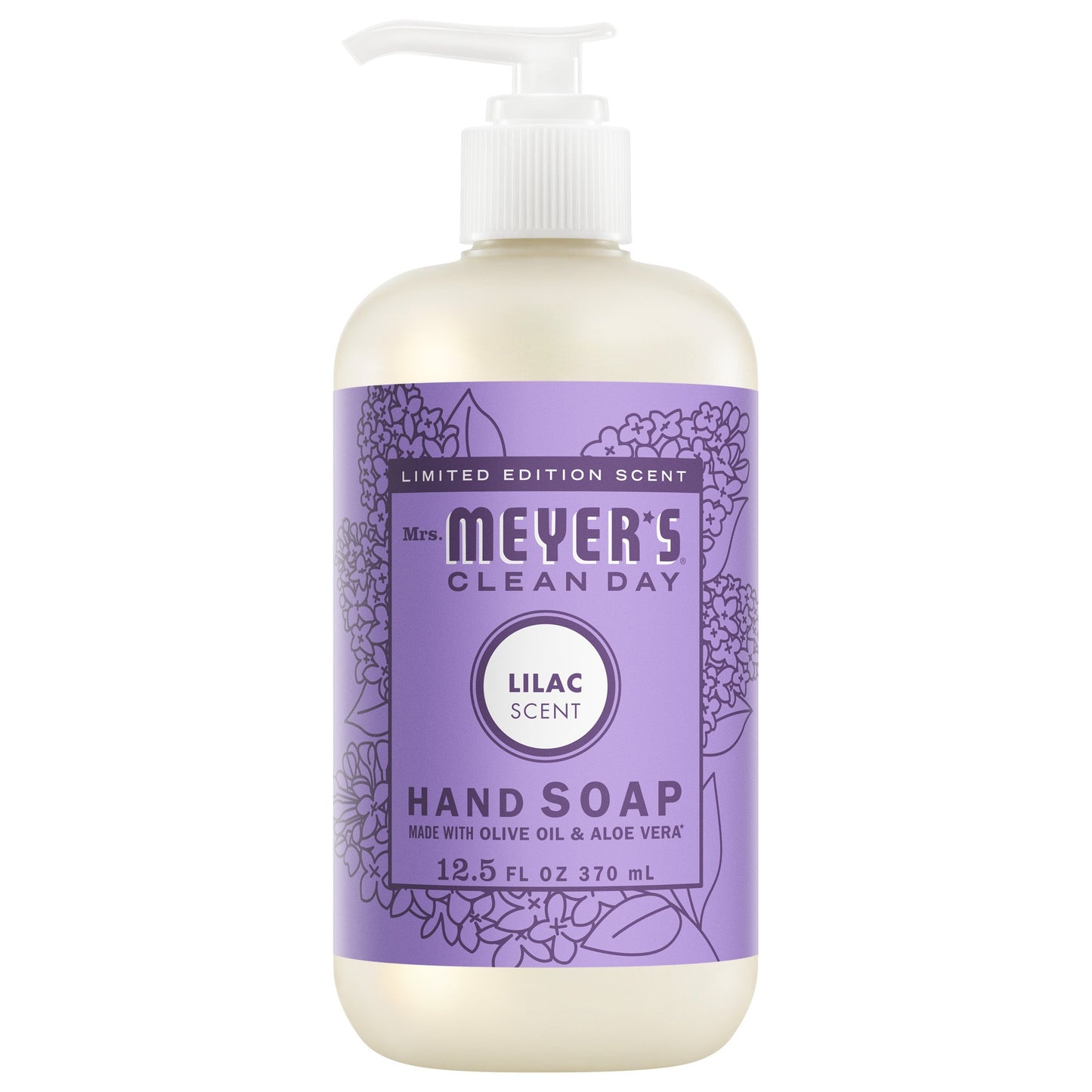 Mrs. Meyer's Clean Day Lilac Liquid Hand Soap Home Essential