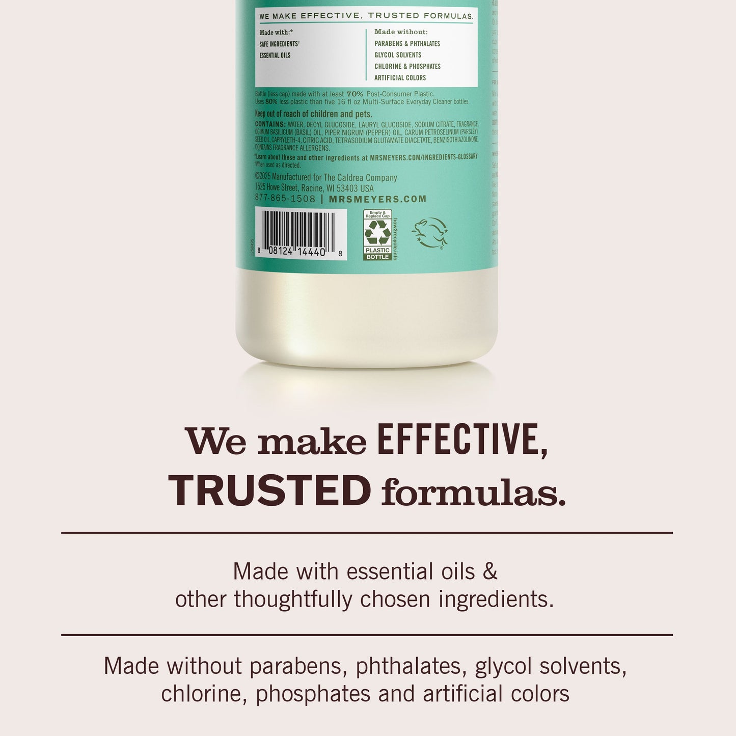 Mrs. Meyer's Clean Day Basil Multi-Surface Concentrate Home Care