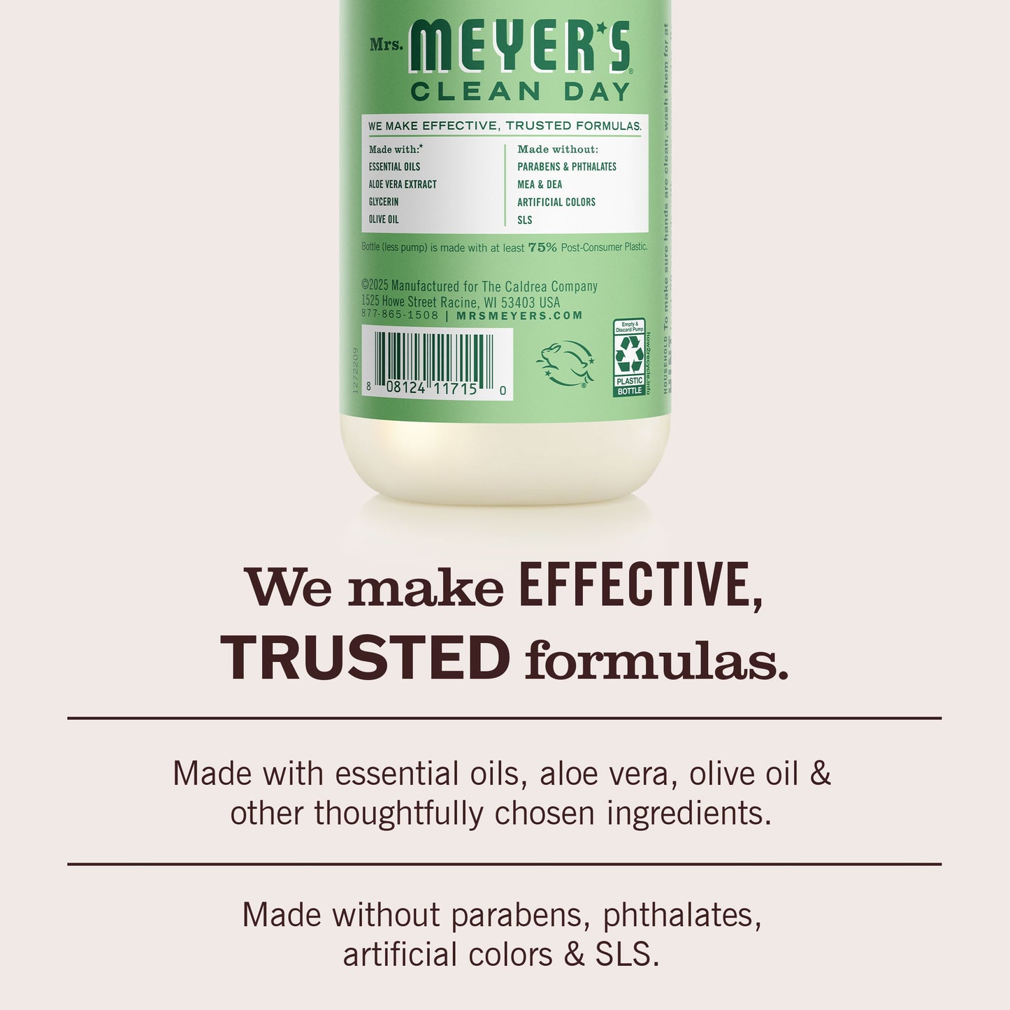 Mrs. Meyer's Clean Day Cucumber Liquid Hand Soap Home Essential