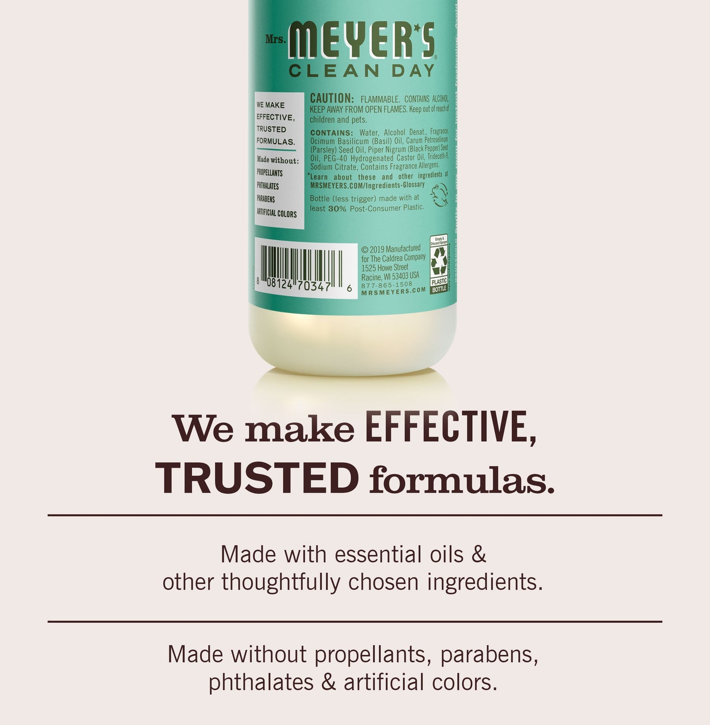 Mrs. Meyer's Clean Day Basil Room Freshening Spray