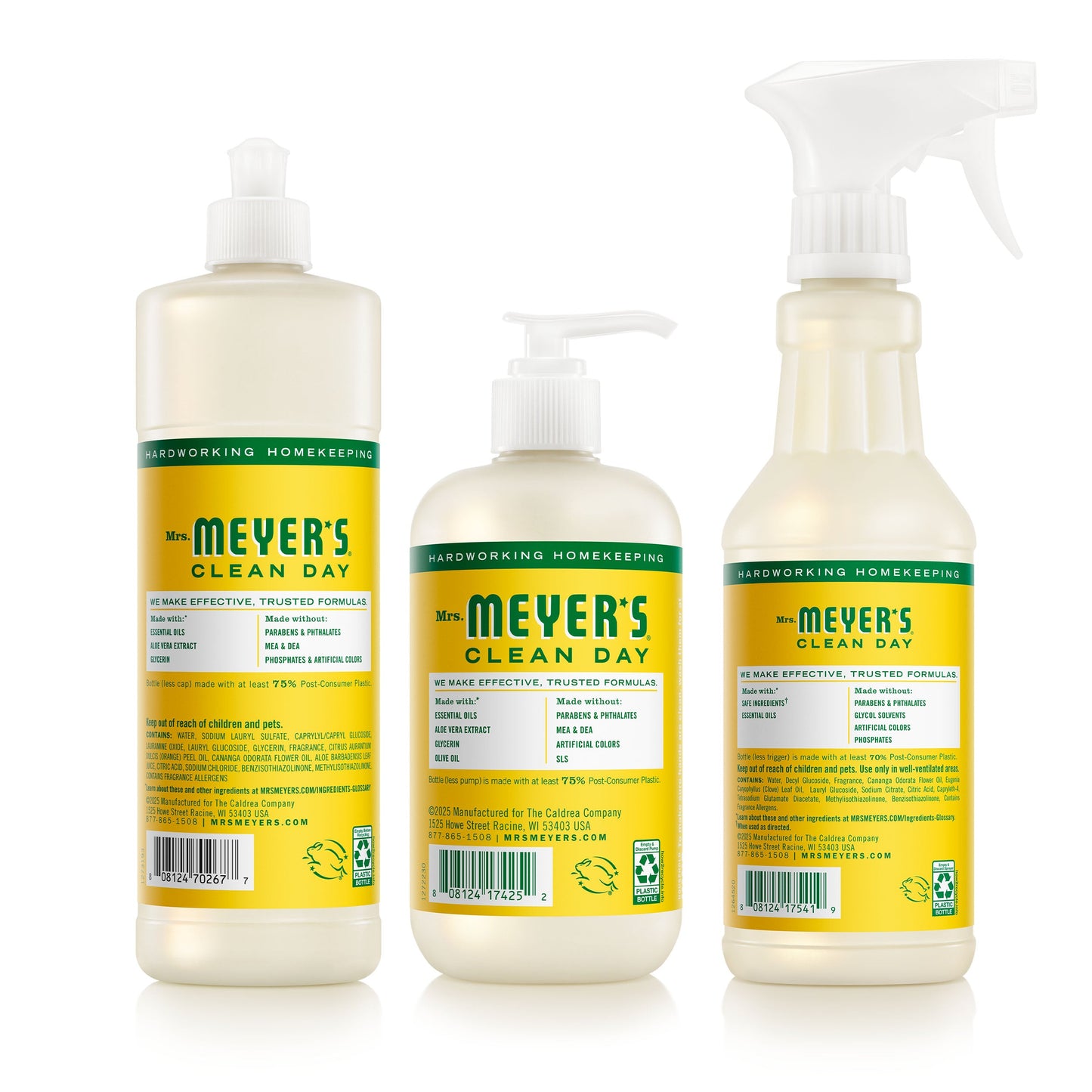 Mrs. Meyer's Clean Day Honeysuckle Kitchen Basics Starter Set