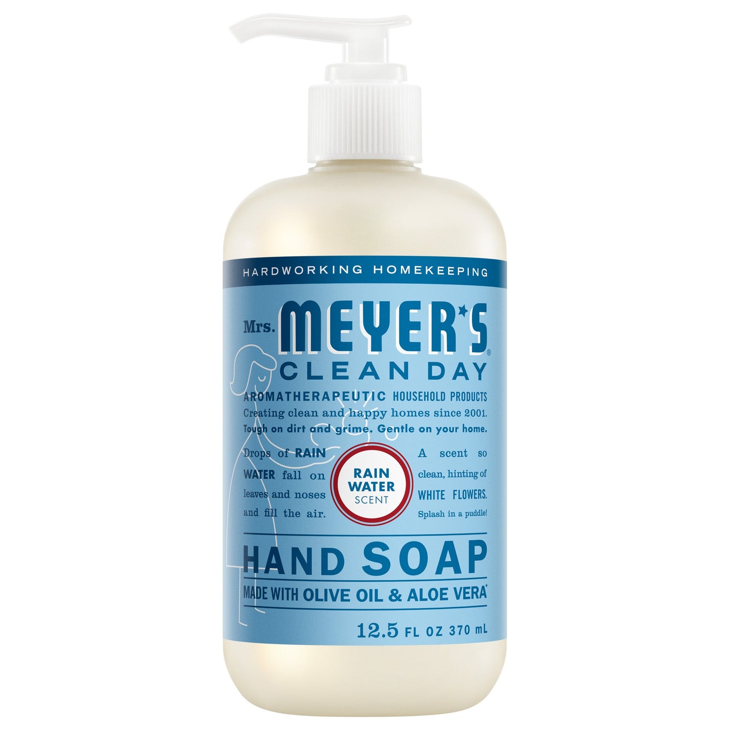 Mrs. Meyer's Clean Day Rain Water Liquid Hand Soap Home Essential
