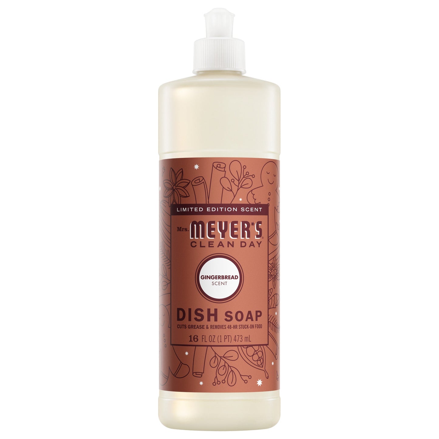 Mrs. Meyer's Clean Day Gingerbread Dishwashing Liquid