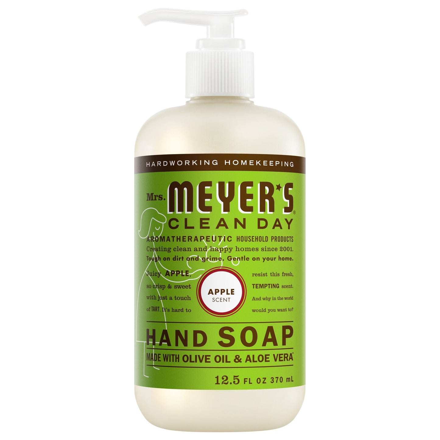 Mrs. Meyer's Clean Day Apple Liquid Hand Soap Home Essential