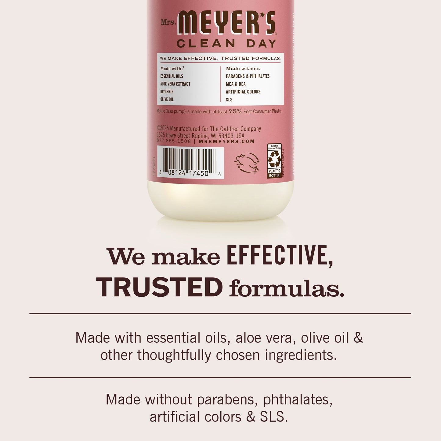 Mrs. Meyer's Clean Day Rosemary Liquid Hand Soap Home Essential