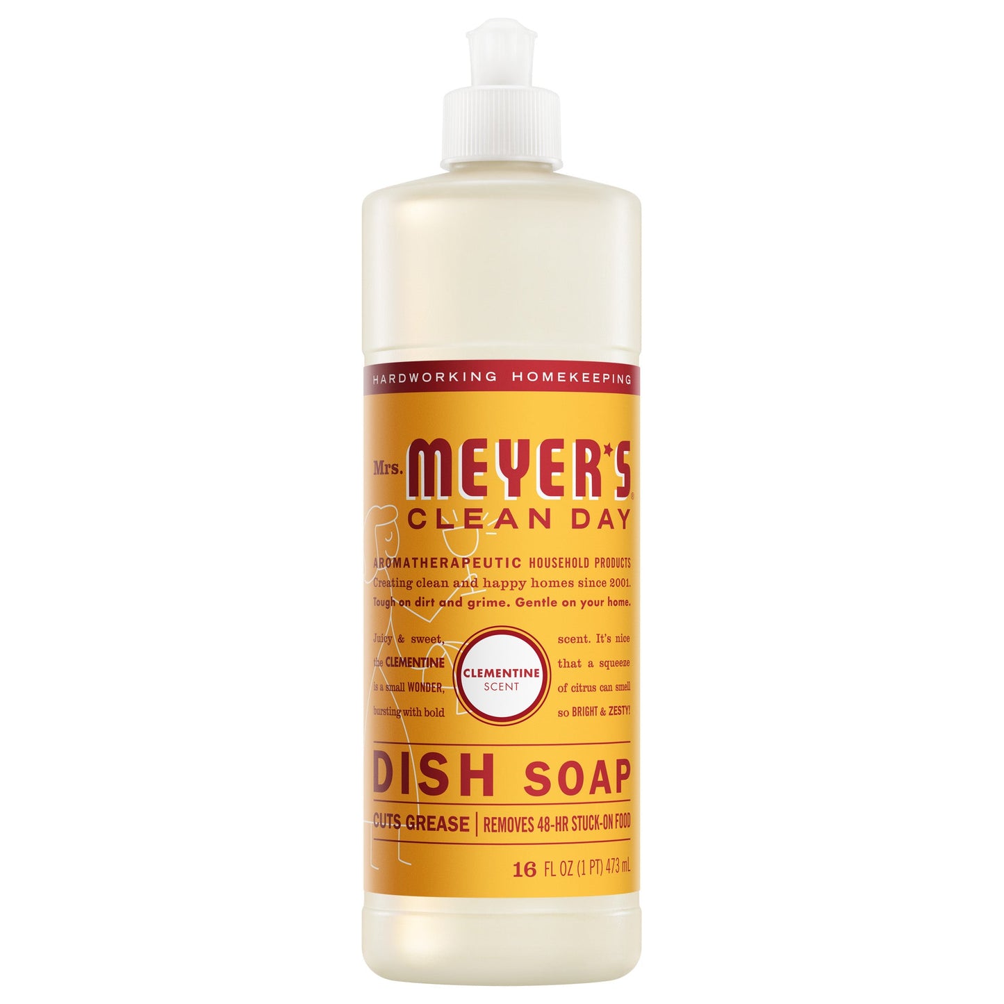 Mrs. Meyer's Clean Day Clementine Dishwashing Liquid