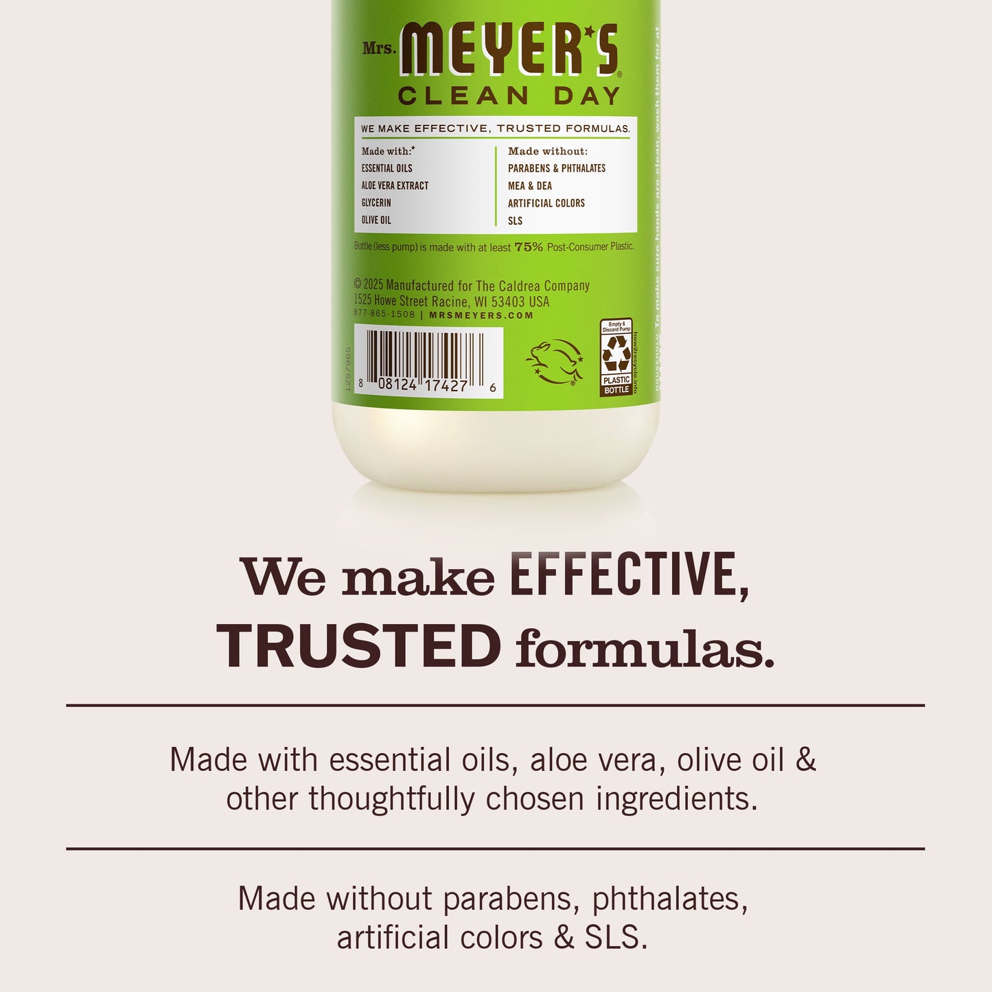 Mrs. Meyer's Clean Day Apple Liquid Hand Soap Home Essential