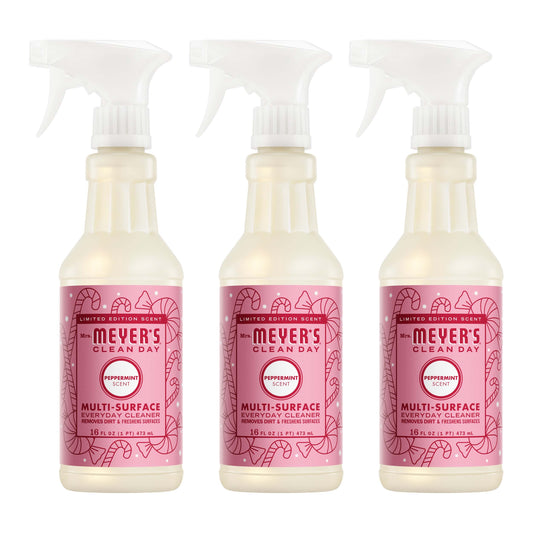 Mrs. Meyer's Clean Day Peppermint Multi-Surface Cleaner Bundle, 3-Count
