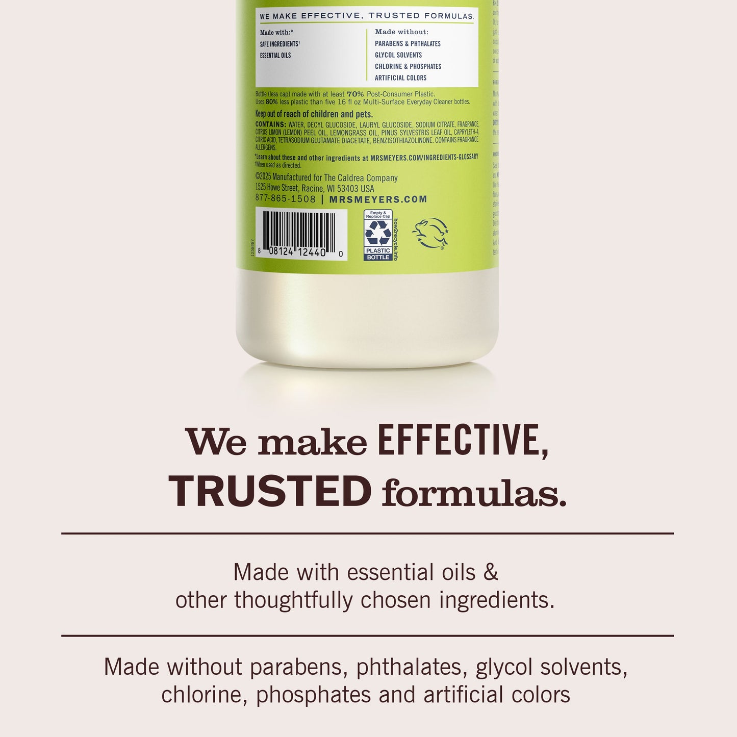 Mrs. Meyer's Clean Day Lemon Verbena Multi-Surface Concentrate Home Care