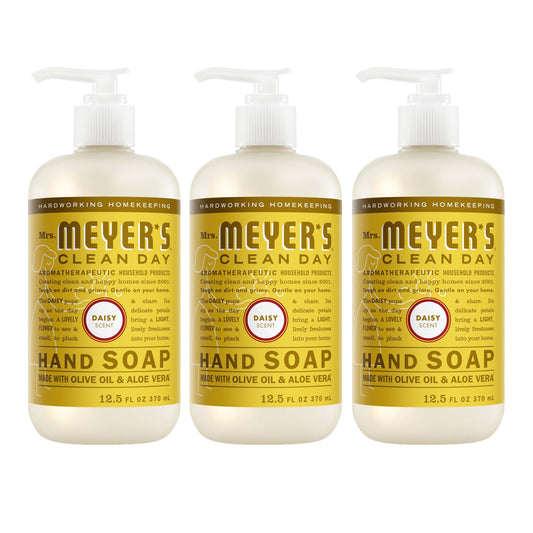Mrs. Meyer's Clean Day Daisy Liquid Hand Soap Bundle, 3-Count