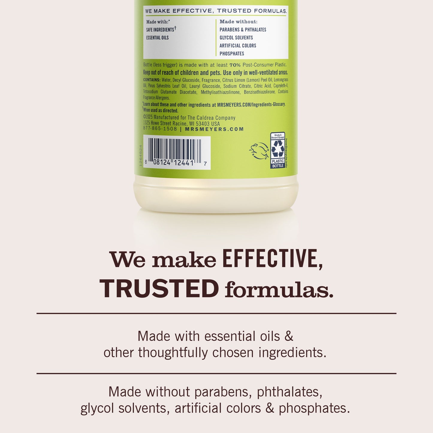 Mrs. Meyer's Clean Day Lemon Verbena Multi-Surface Cleaning Spray