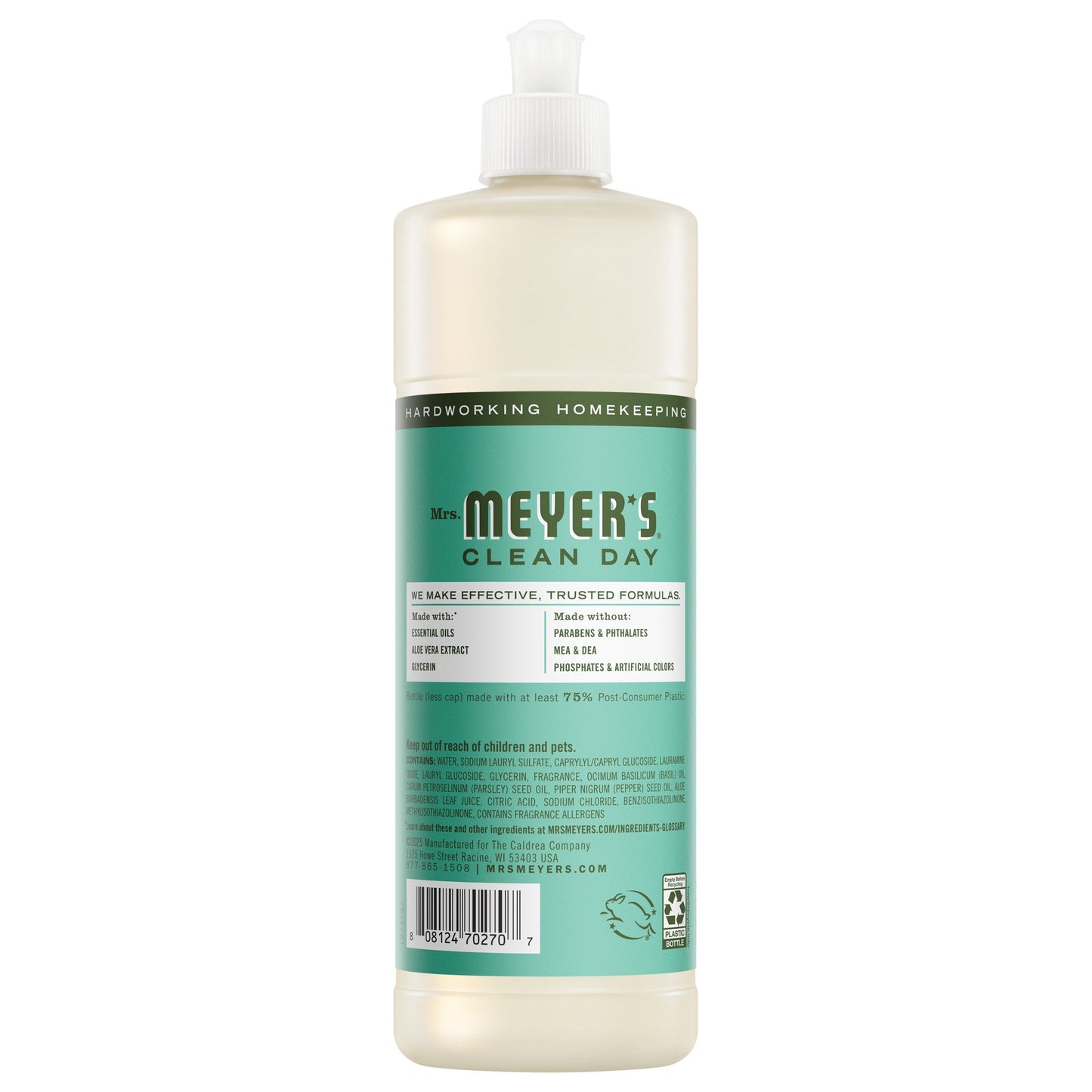 Mrs. Meyer's Clean Day Basil Dishwashing Liquid