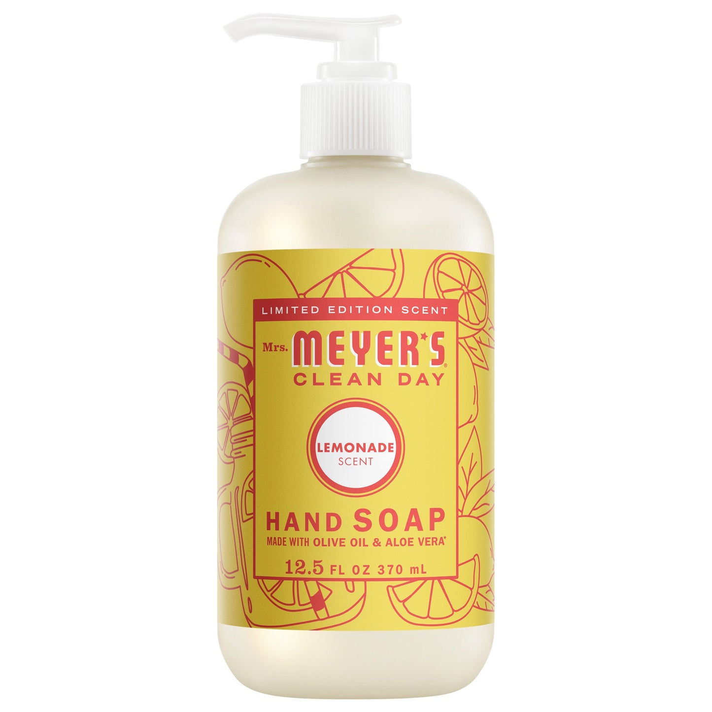 Mrs. Meyer's Clean Day Lemonade Liquid Hand Soap Home Essential