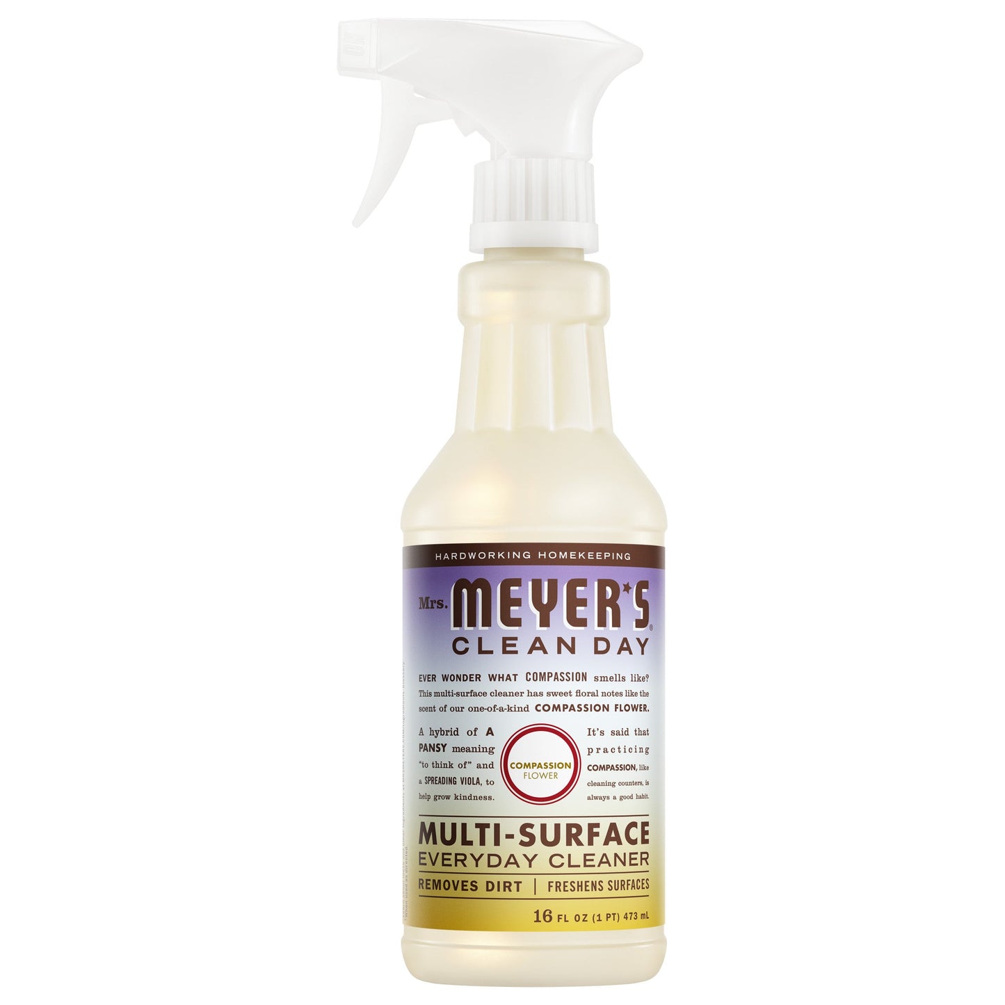 Mrs. Meyer's Clean Day Compassion Flower Multi-Surface Cleaning Spray