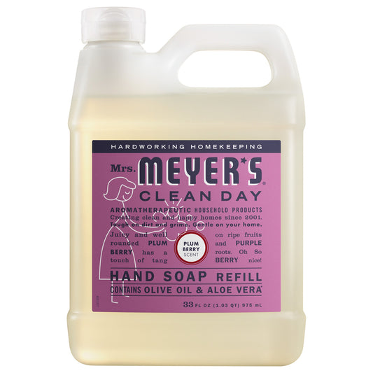 Mrs. Meyer's Clean Day Plum Berry Liquid Hand Soap Refill Pouch