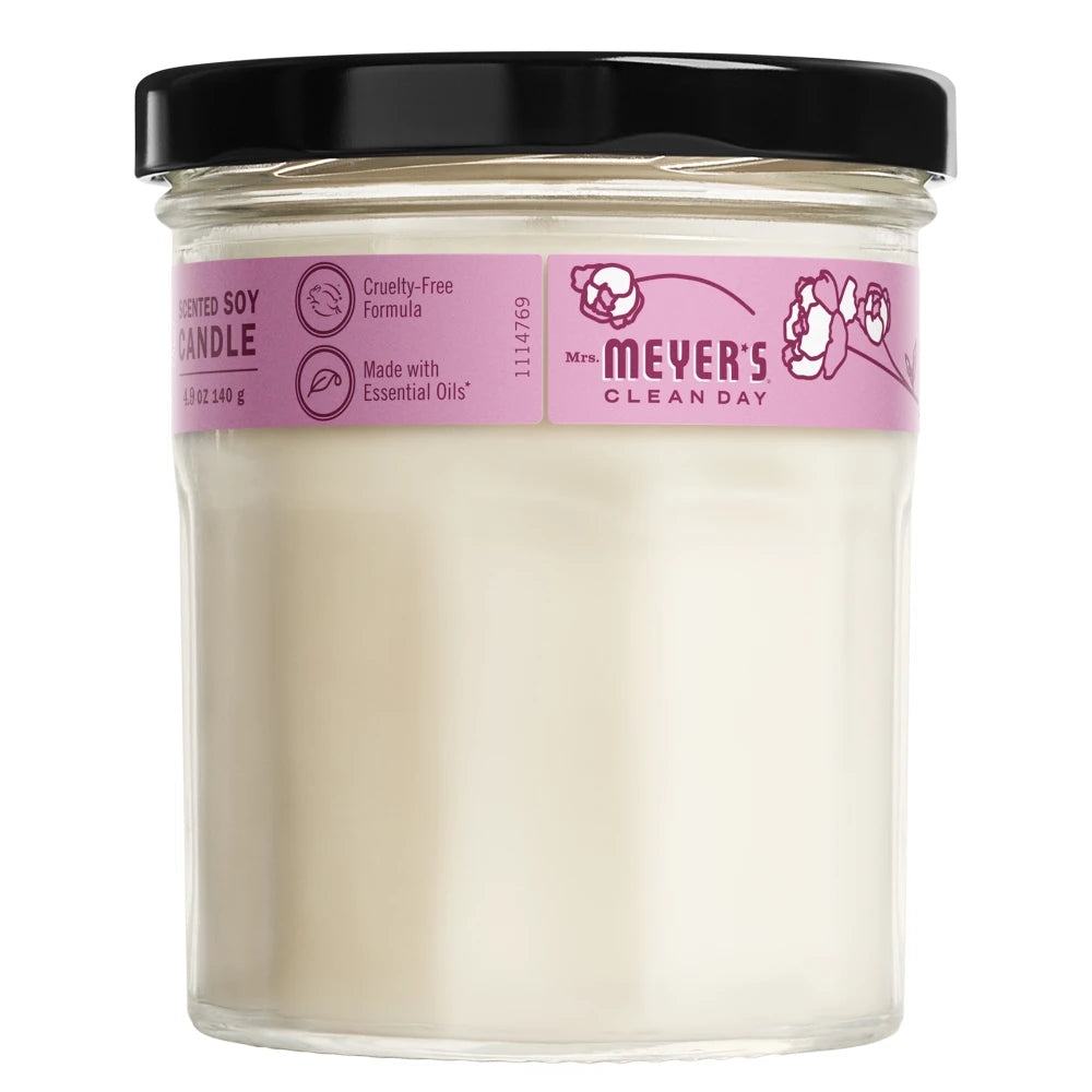 Mrs. Meyer's Clean Day Peony Soy Candle Small Home Essential