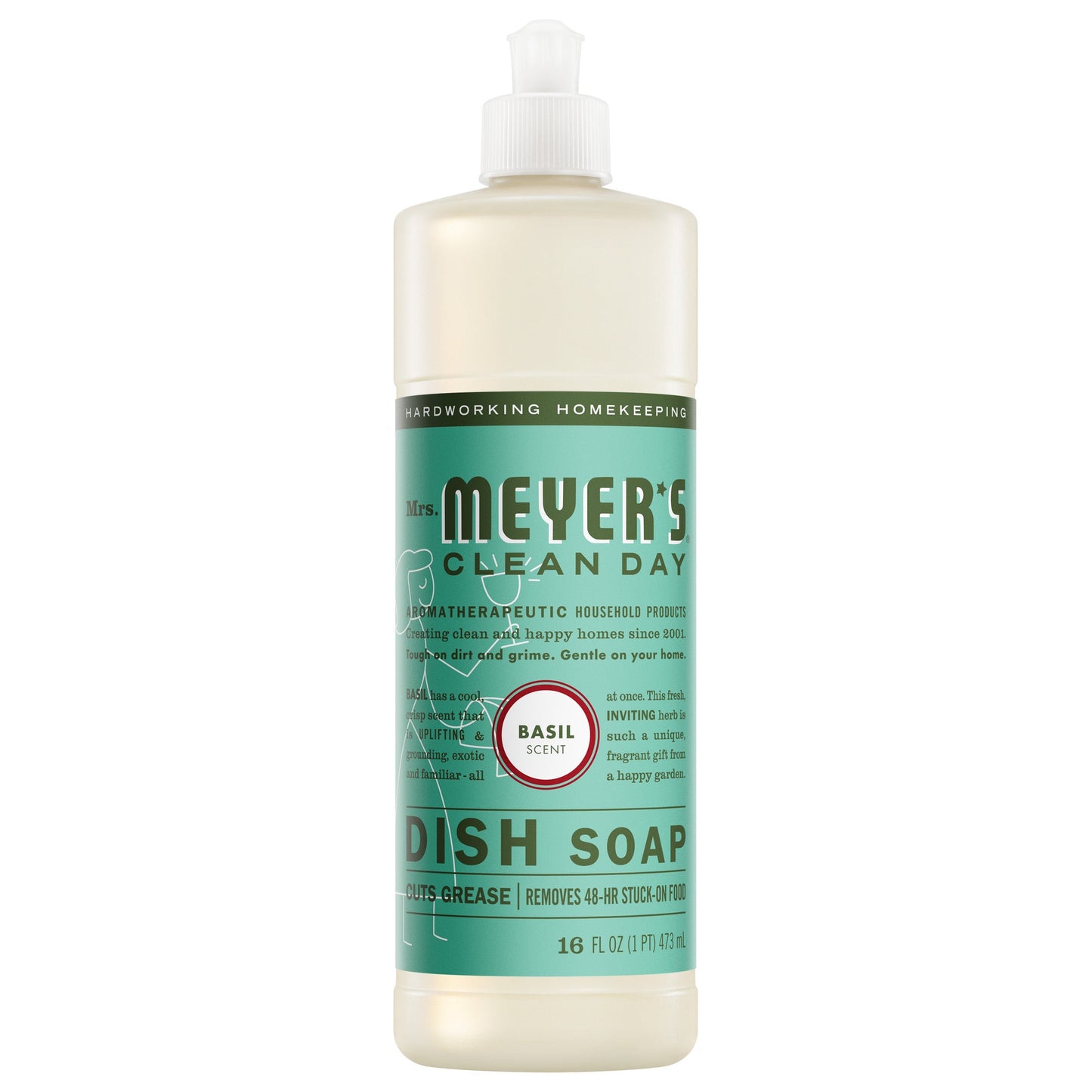 Mrs. Meyer's Clean Day Basil Dishwashing Liquid