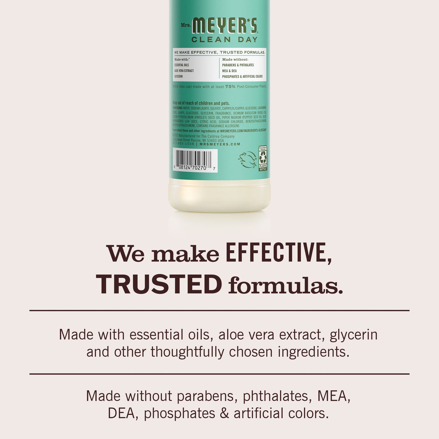 Mrs. Meyer's Clean Day Basil Dishwashing Liquid