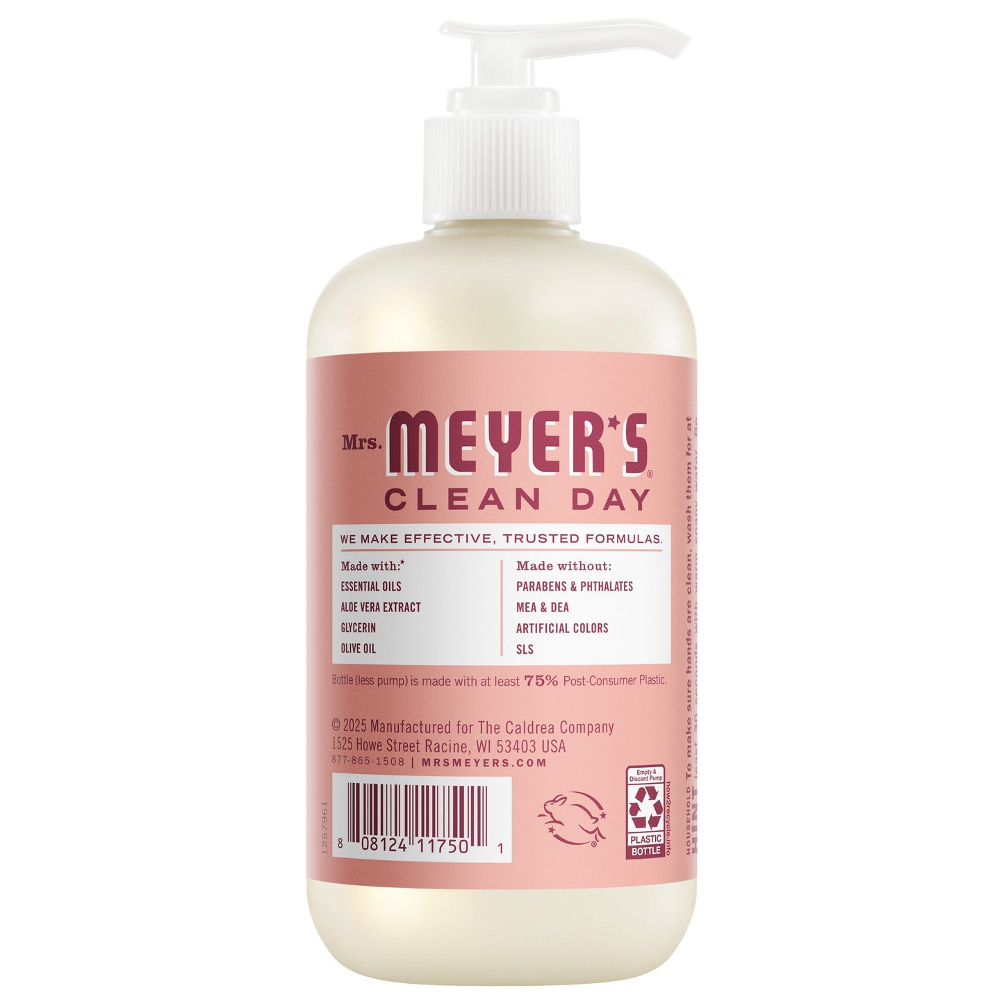 Mrs. Meyer's Clean Day Rose Liquid Hand Soap Home Essential