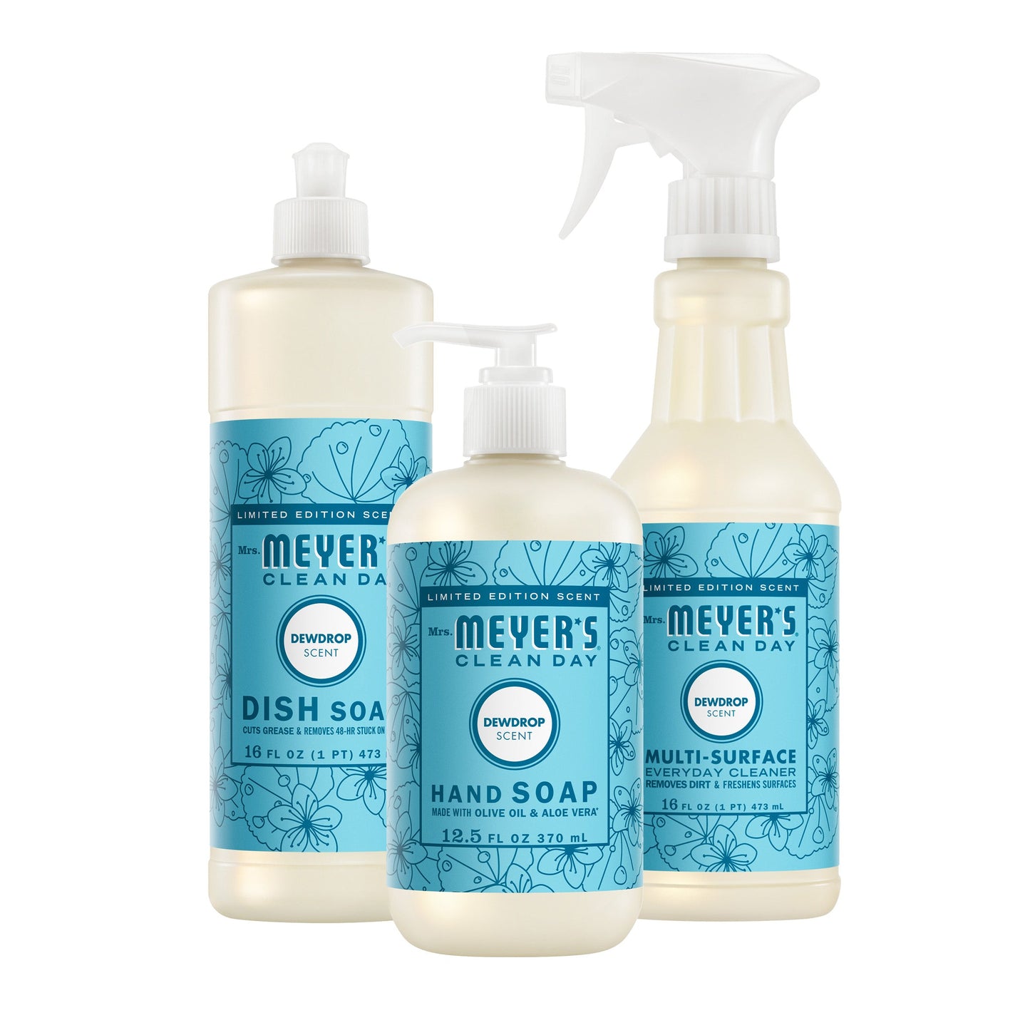 Mrs. Meyer's Clean Day Dewdrop Kitchen Basics Starter Set