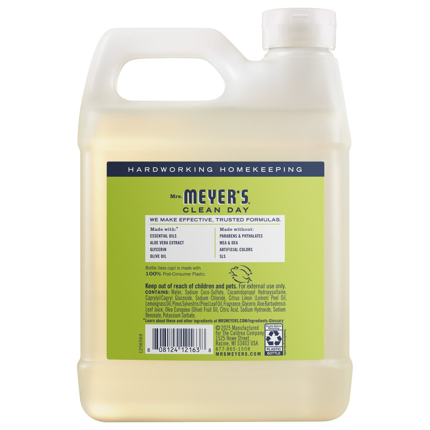 Mrs. Meyer's Clean Day Lemon Verbena Liquid Hand Soap Refill Pouch