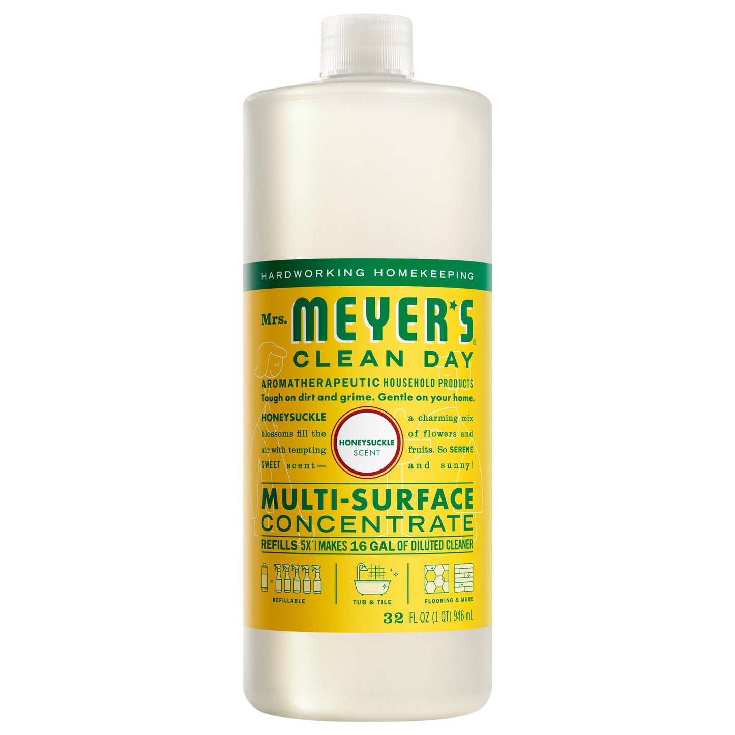 Mrs. Meyer's Clean Day Honeysuckle Multi-Surface Concentrate Home Care