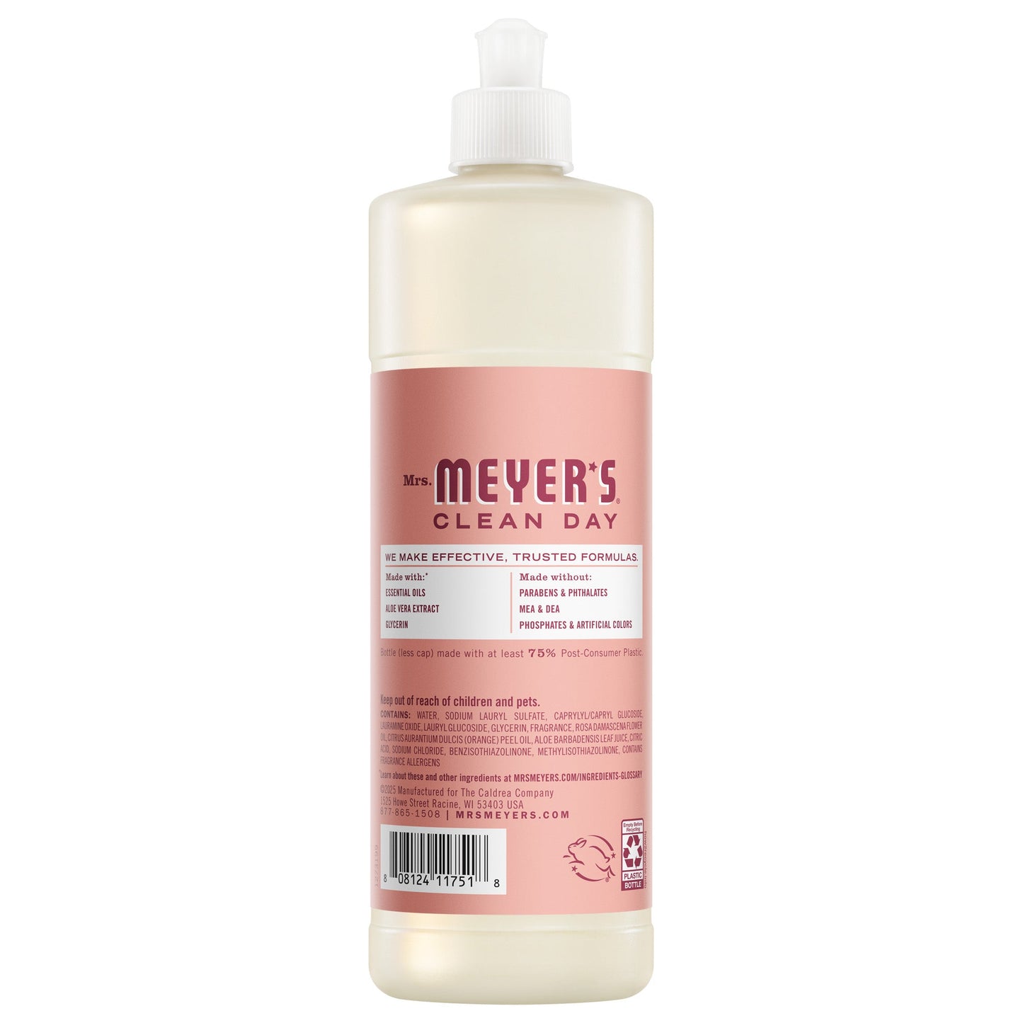 Mrs. Meyer's Clean Day Rose Dishwashing Liquid
