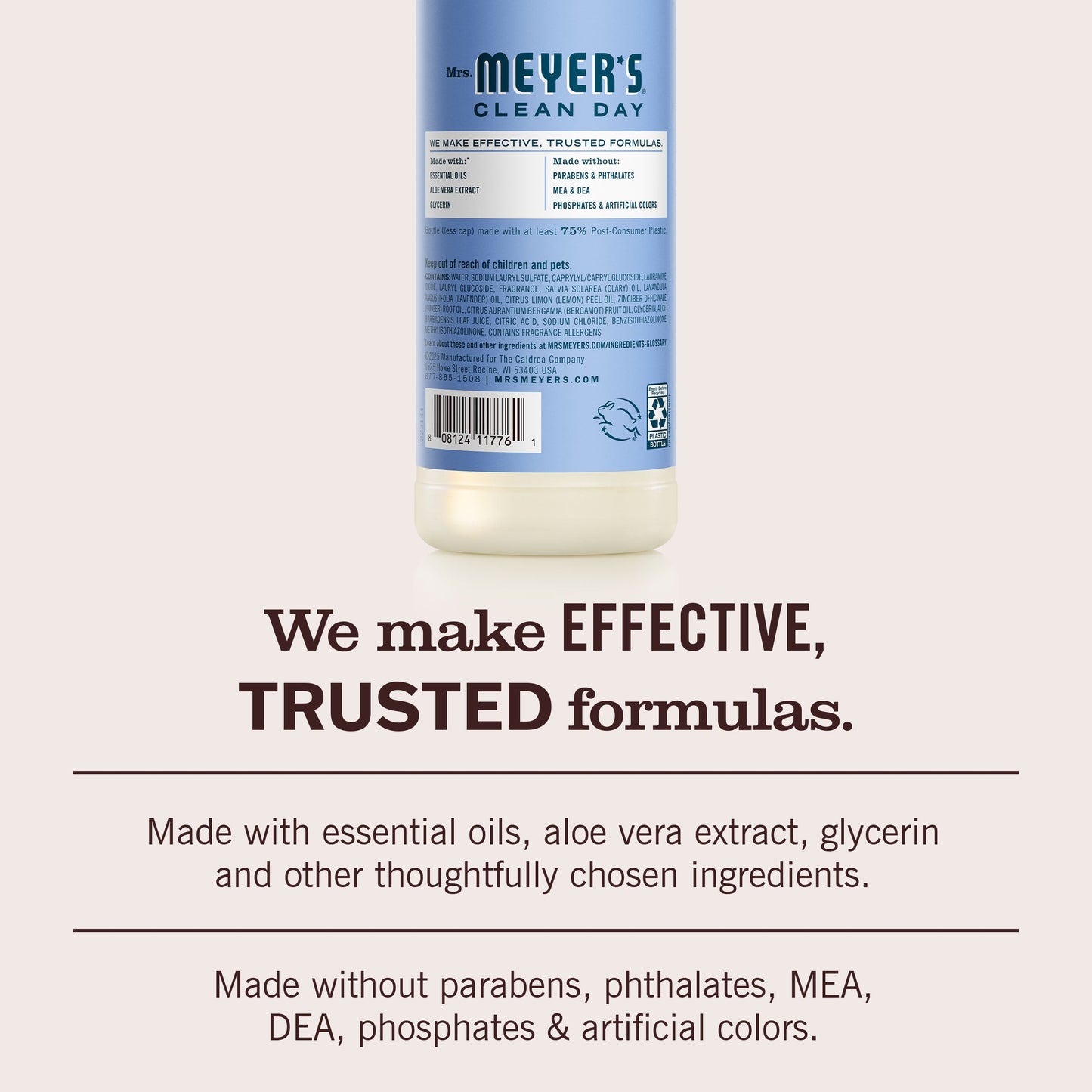 Mrs. Meyer's Clean Day Bluebell Dishwashing Liquid