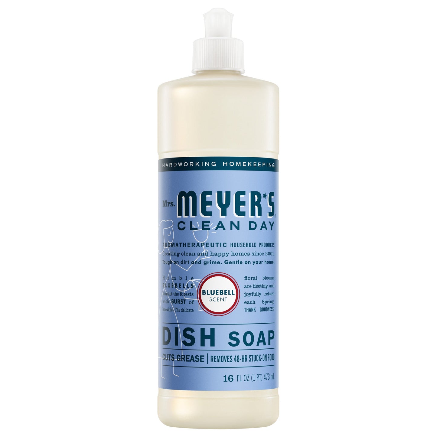 Mrs. Meyer's Clean Day Bluebell Dishwashing Liquid