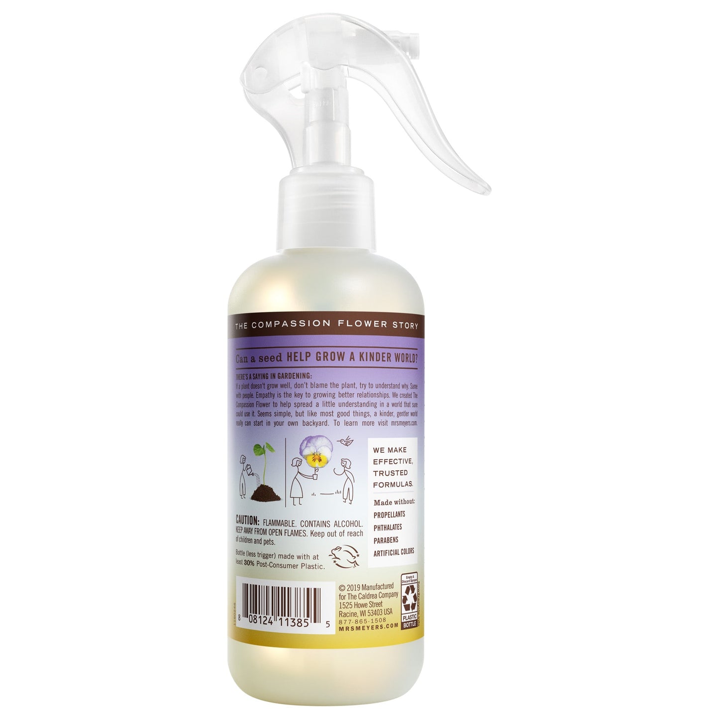 Mrs. Meyer's Clean Day Compassion Flower Room Freshening Spray
