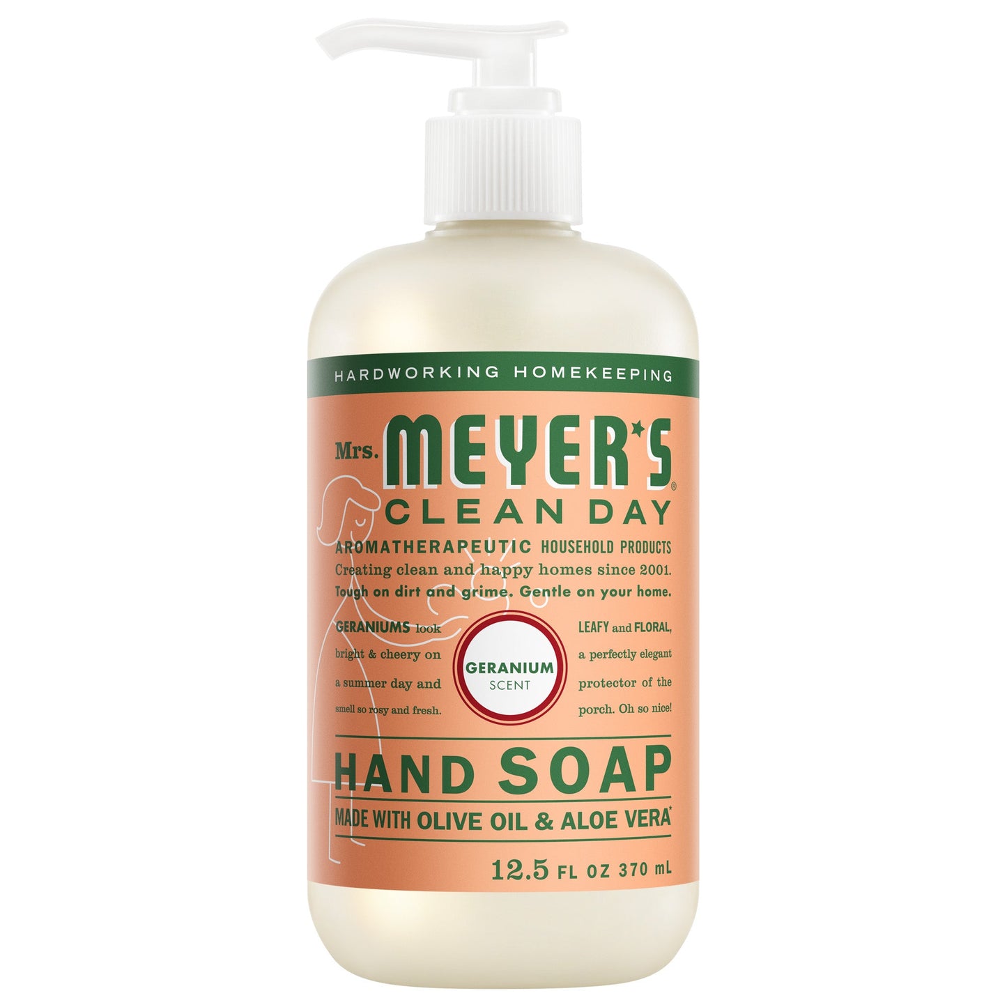 Mrs. Meyer's Clean Day Geranium Liquid Hand Soap Home Essential