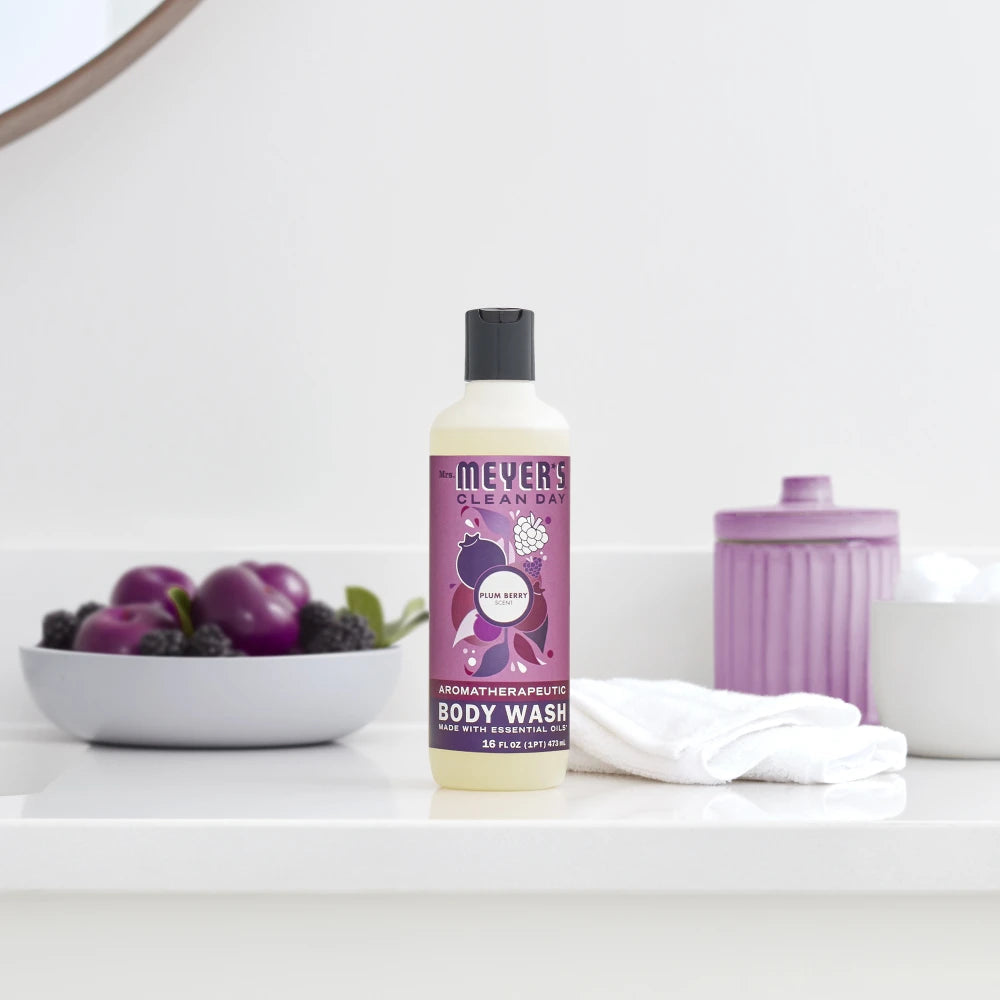 Mrs. Meyer's Clean Day Plum Berry Body Wash Home Essential