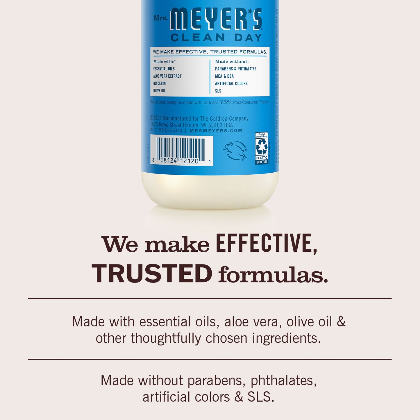 Mrs. Meyer's Clean Day Blueberry Liquid Hand Soap Home Essential