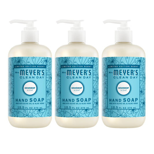 Mrs. Meyer's Clean Day Dewdrop Liquid Hand Soap Bundle, 3-Count