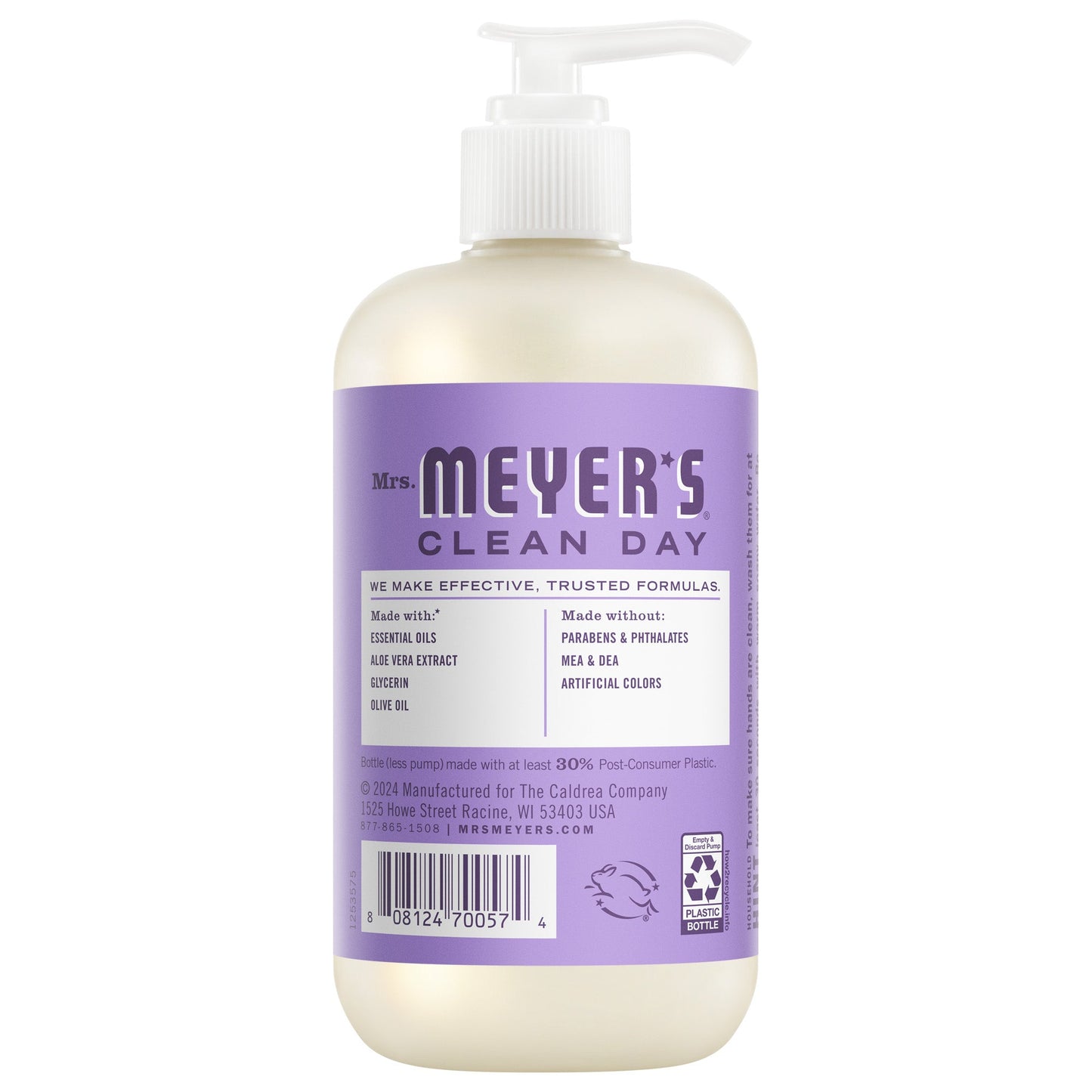 Mrs. Meyer's Clean Day Lilac Liquid Hand Soap Home Essential