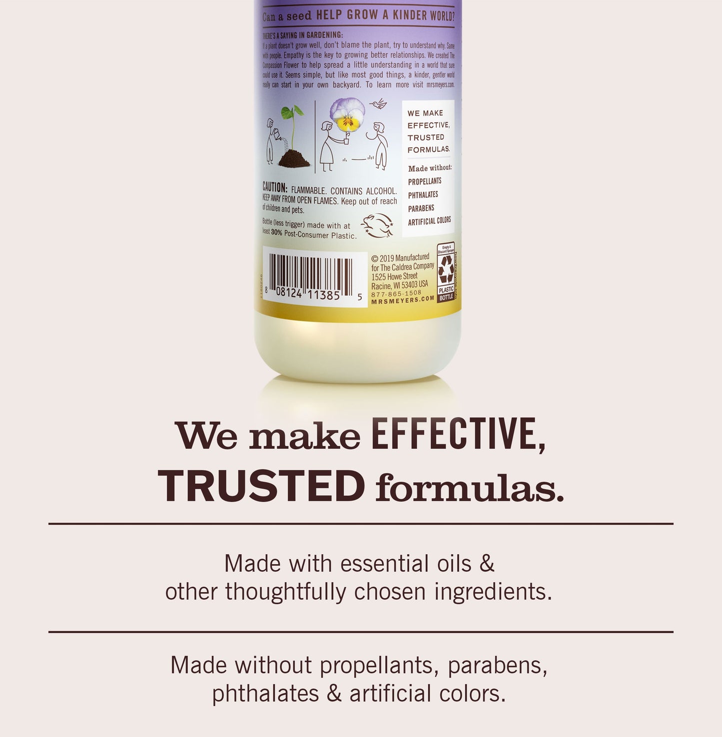 Mrs. Meyer's Clean Day Compassion Flower Room Freshening Spray