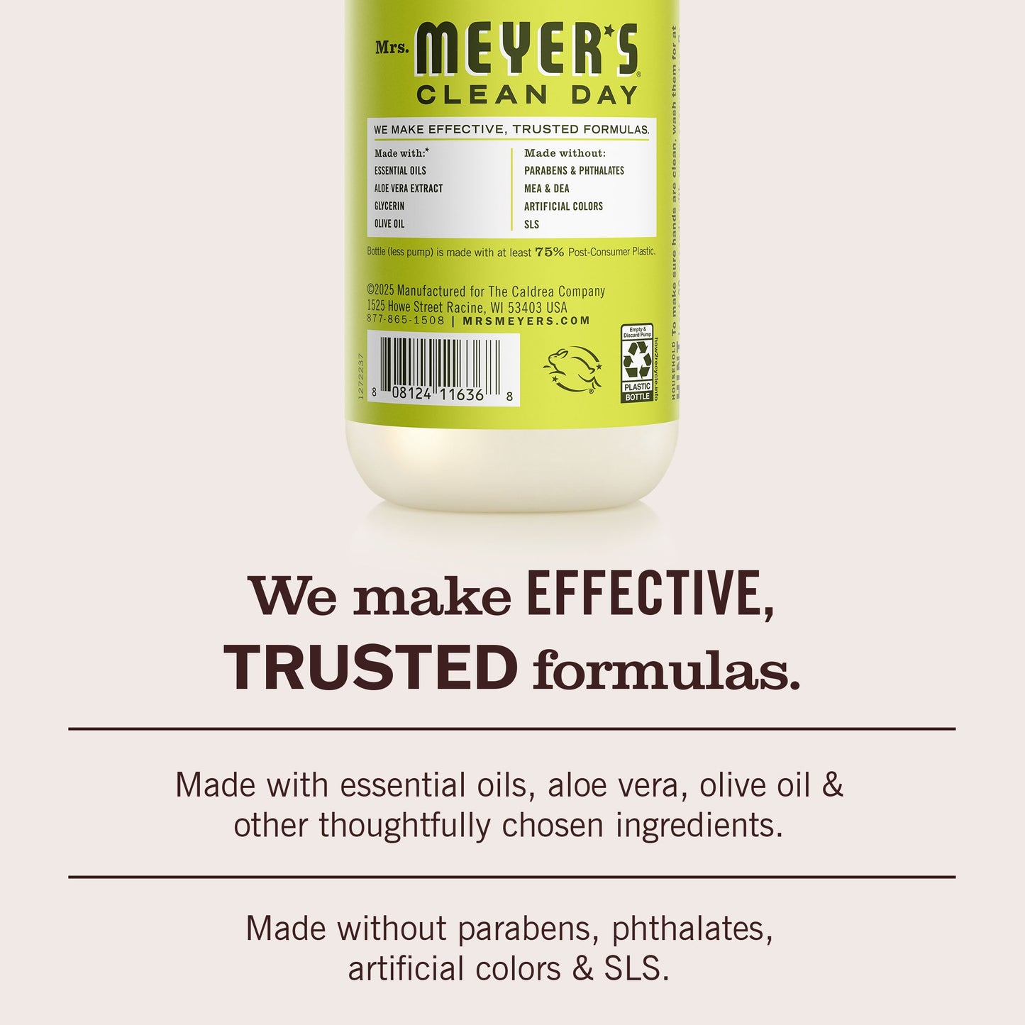 Mrs. Meyer's Clean Day Pear Tree Liquid Hand Soap Home Essential