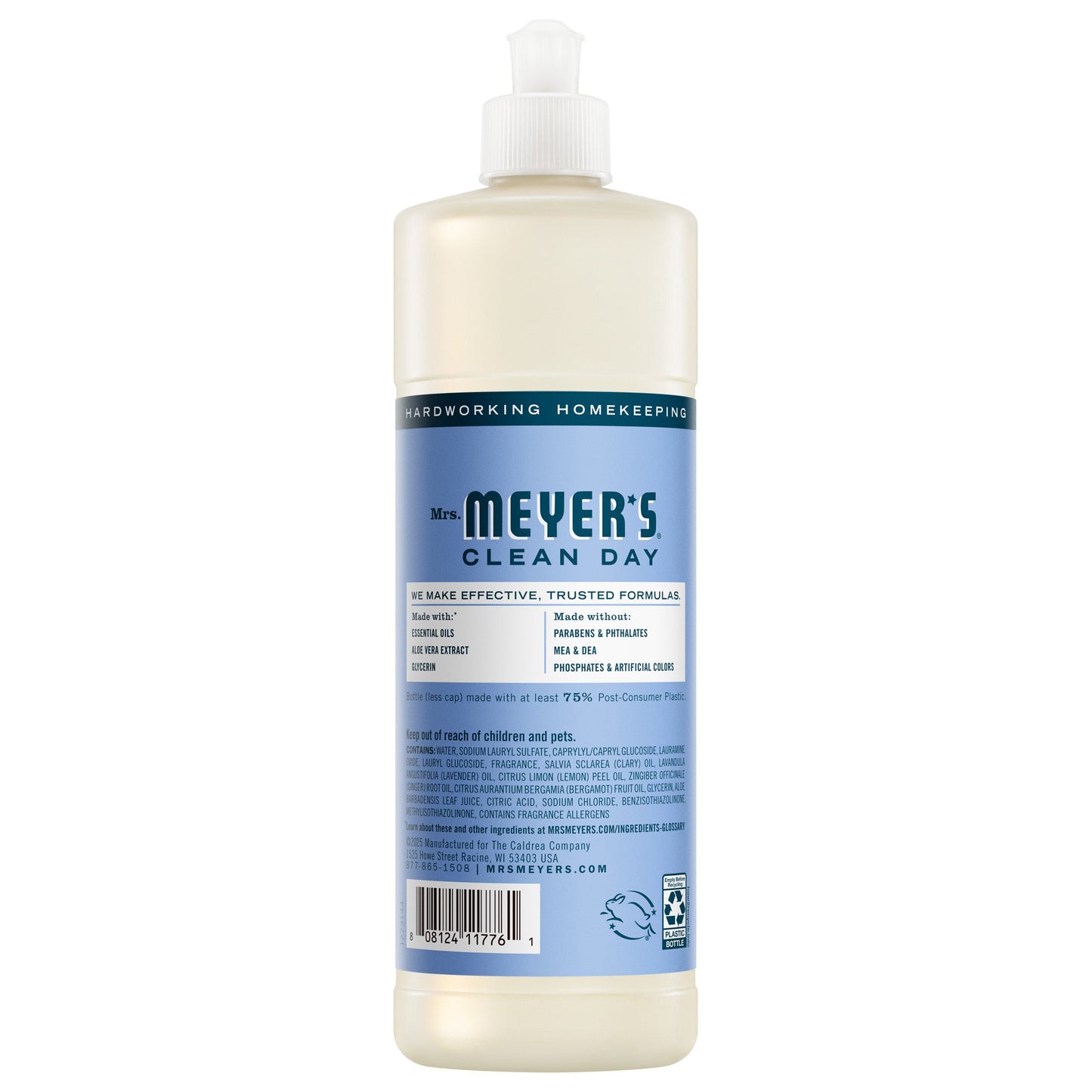 Mrs. Meyer's Clean Day Bluebell Dishwashing Liquid