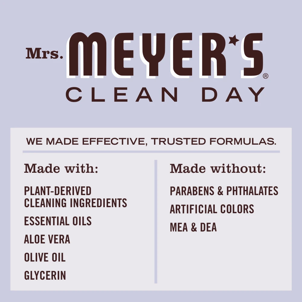 Mrs. Meyer's Clean Day Lavender Foaming Hand Soap Concentrate Refills 2-Pack Home Essential
