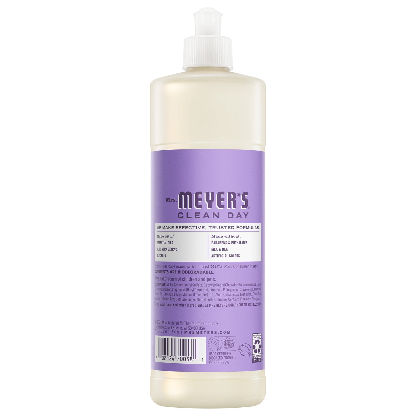 Mrs. Meyer's Clean Day Lilac Dishwashing Liquid