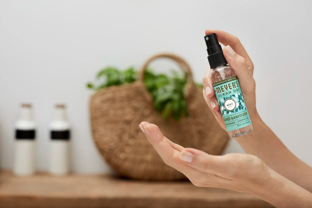 Mrs. Meyer's Clean Day Basil Hand Sanitizer Home Essential