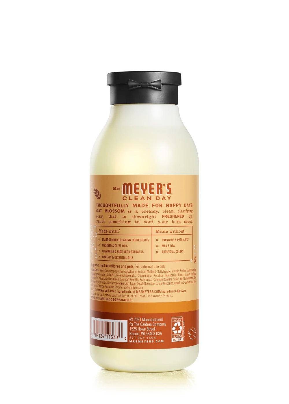 Mrs. Meyer's Clean Day Oat Blossom Body Wash Home Essential