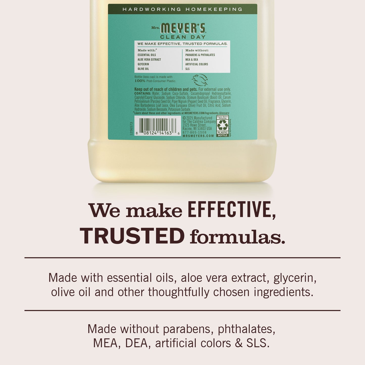 Mrs. Meyer's Clean Day Basil Liquid Hand Soap Refill Pouch