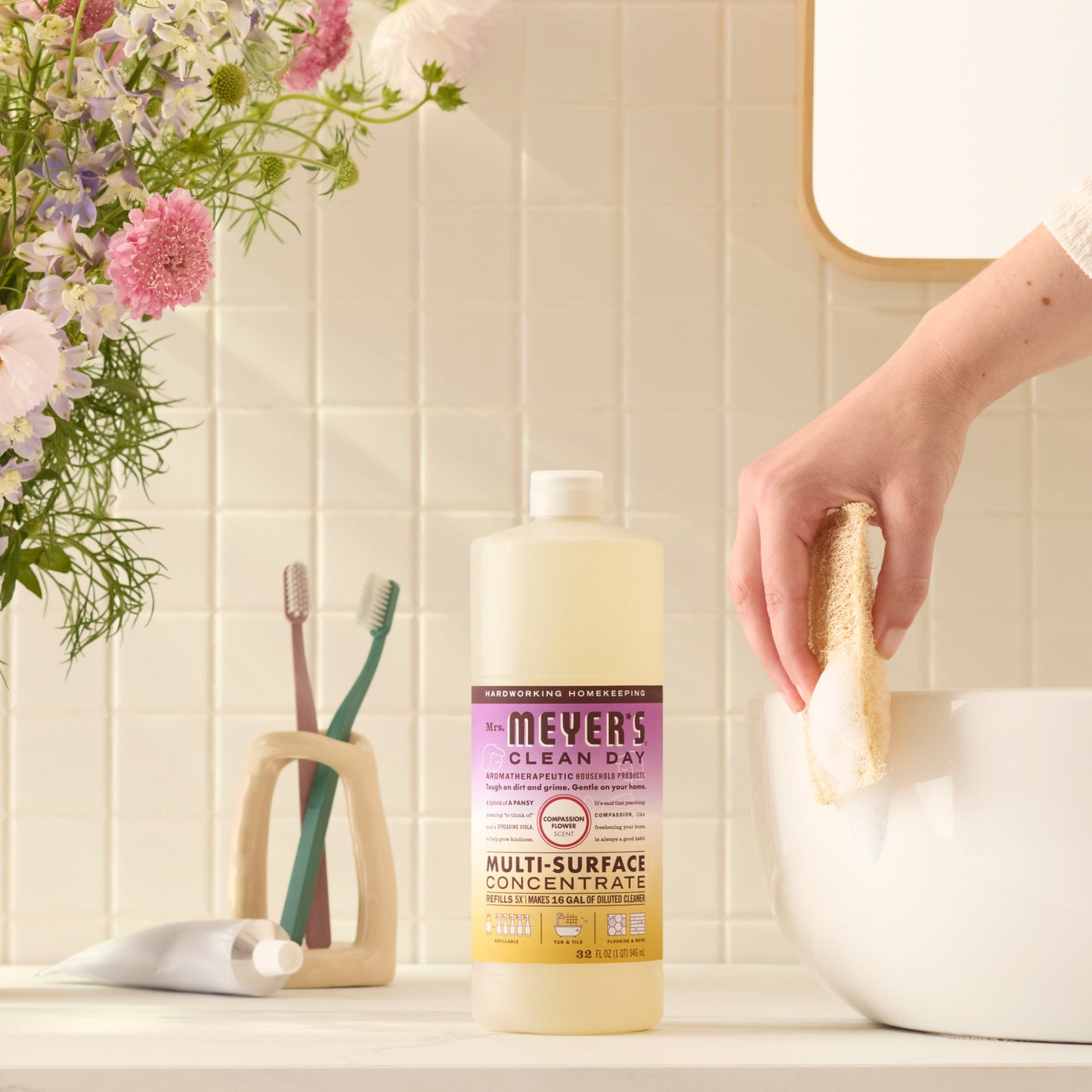 Mrs. Meyer's Clean Day Compassion Flower Multi-Surface Concentrate Home Care