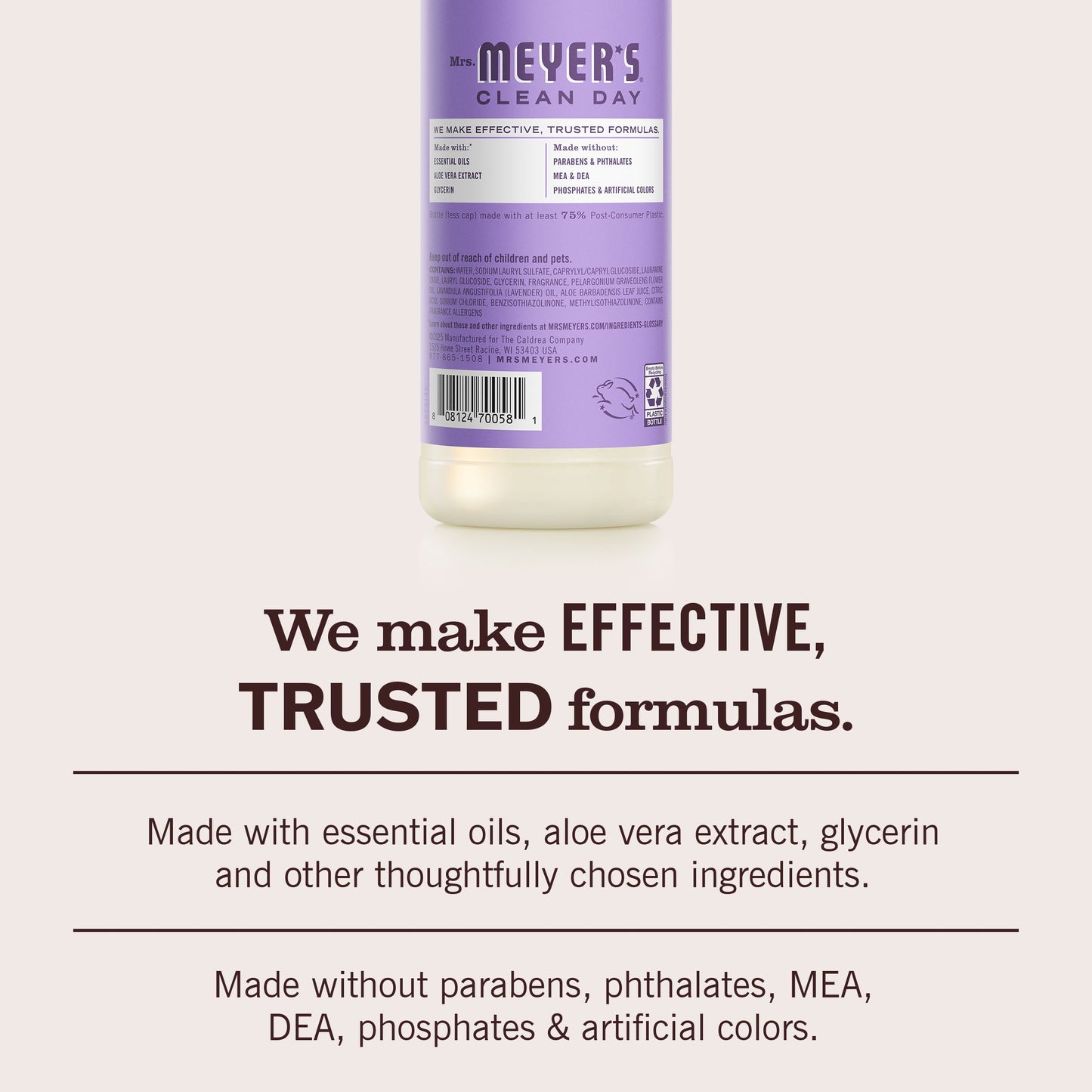 Mrs. Meyer's Clean Day Lilac Dish Soap Bundle, 3-Count